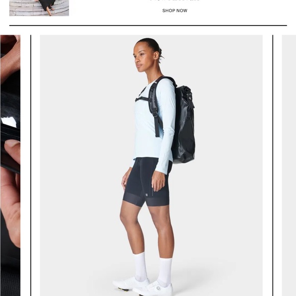 Sweaty Betty Black Cycling Backpack - Picture 3 of 12